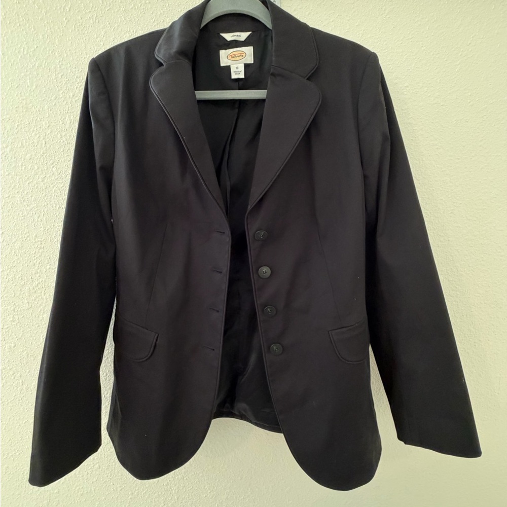 Talbots Dark Gray Stretch Blazer